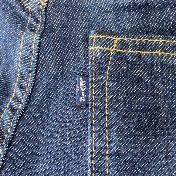 Levi's 721 Selvedge Skinny Denim Jean Women 25 x 30 High Rise Italian Fabric NWT - Picture 9 of 16